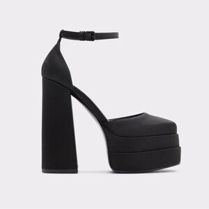 Aldo Black Platform Heels